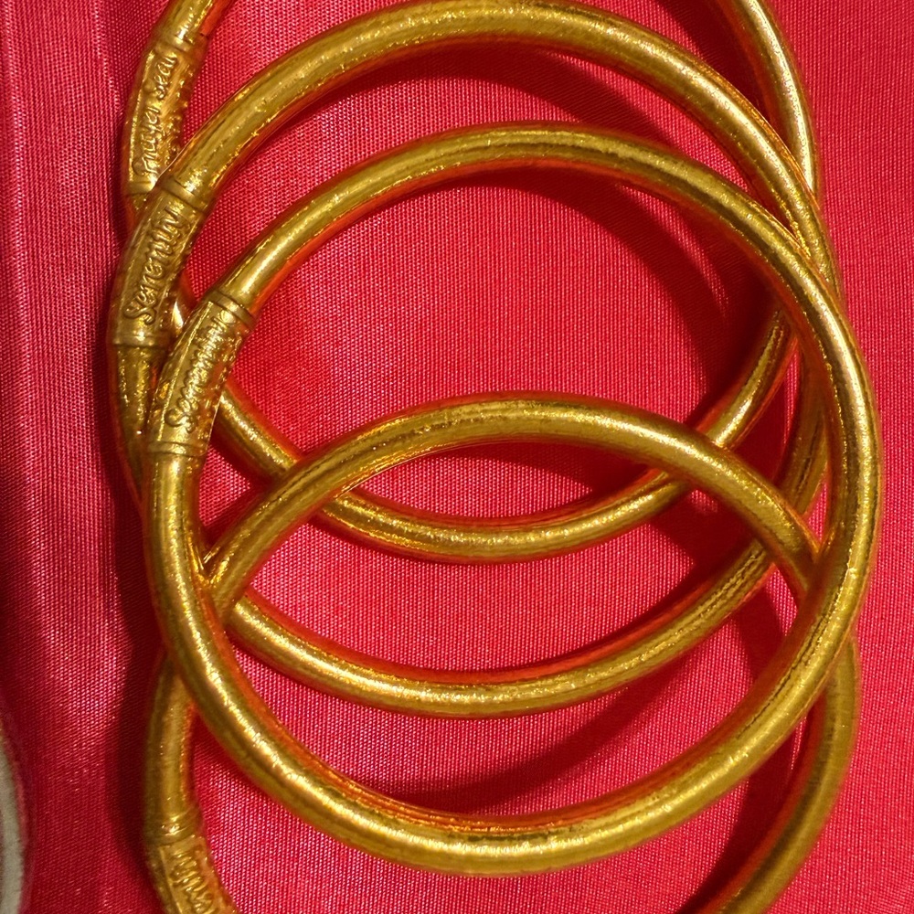 Chic Gold And Silver Bangles Set - image 2